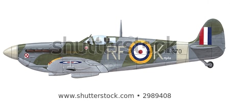 Stock photo: British Green Raf Ww2 Spitfire