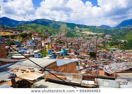 Stockfoto: Colombian Slum