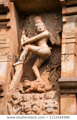 Stock fotó: Shrine With Statue Of Hindu God Shiva Nataraja