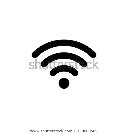 Stock photo: Wifi Signal Flat Design Icon