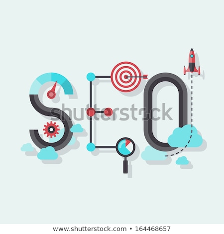 ストックフォト: Seo Word On Target