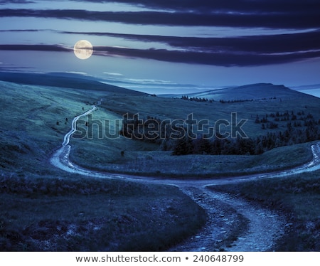 Foto stock: Cloud On The Hillside