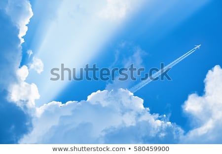 Stock photo: Plane On The Sky