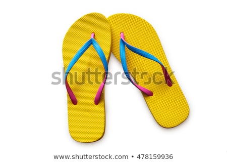 Stockfoto: A Pair Of Beach Slippers