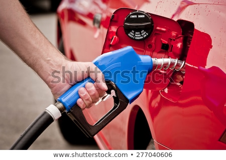 [[stock_photo]]: Blue Gas Pump Nozzle