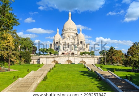 [[stock_photo]]: Basilica Coeur Sacre On Montmartre In Paris