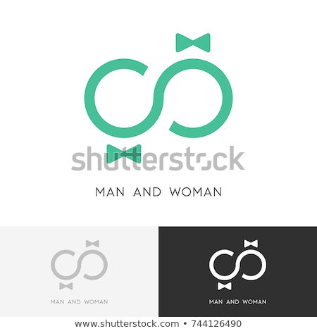 Foto stock: Man And Woman Marriage Logo Vector Love Icon
