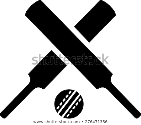 ストックフォト: Cricket Bat Icon