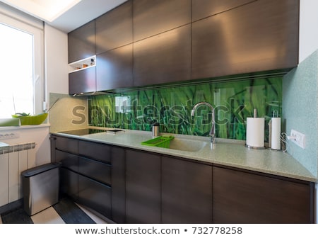 Stock photo: Brown Glass Wall