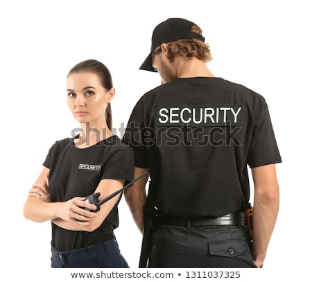 Foto stock: Bodyguards Man And Woman