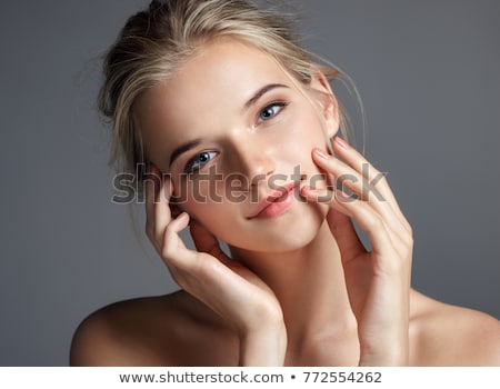 Foto stock: Beautiful Girl With Clean And Perfect Skin