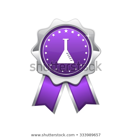Stock photo: Conical Flask Violet Vector Icon Design