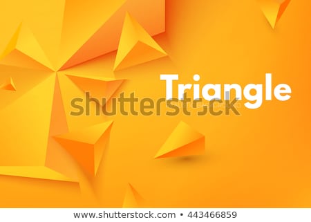 ストックフォト: Trendy Banner From Abstract Triangles