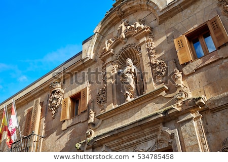 Stok fotoğraf: Civil War Archive In Salamanca Facade Spain