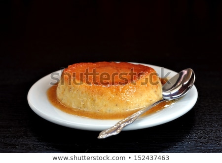 Foto stock: Carrot Souffle Or Flan