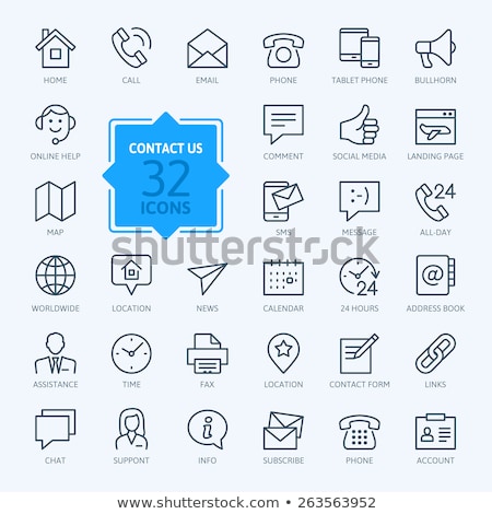 Zdjęcia stock: Worldwide News Icon Vector Outline Illustration