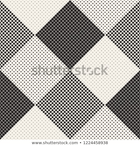 Foto stock: Endless Abstract Background With Random Size Squares Vector Seamless Pattern