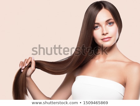 Stock photo: Portrait Of Beautiful Girl With Long Hair