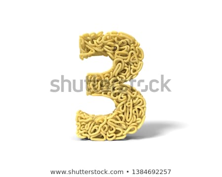 Сток-фото: Three Pastas Tagliatelle