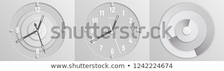 Stock fotó: Eco Clock Concept Time For Ecology Abstract Design