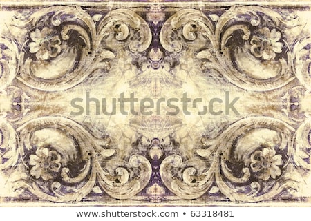Stockfoto: Old Paper Slides For Photos On Rusty Abstract Background