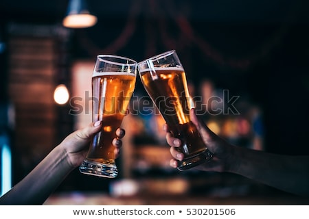 Stok fotoğraf: Two Beer Glasses