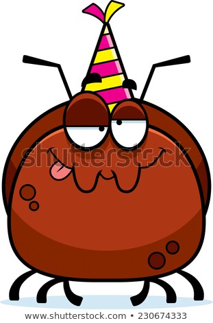 [[stock_photo]]: Cartoon Ant Drunk Party