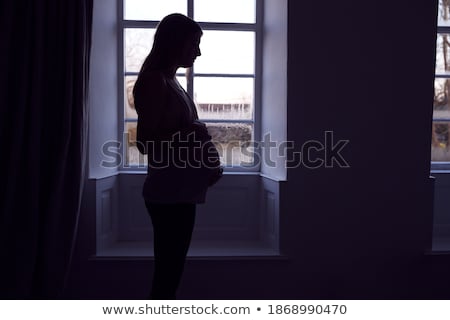 ストックフォト: 娠中の女性の腹