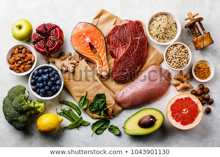 Stock foto: Meat And Vegetables