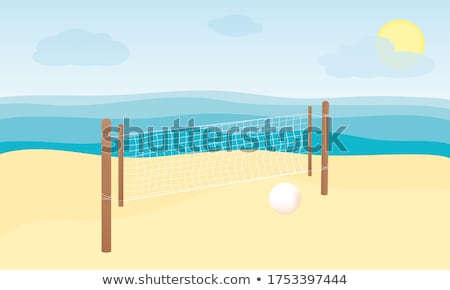 Foto stock: Volley Ball Net