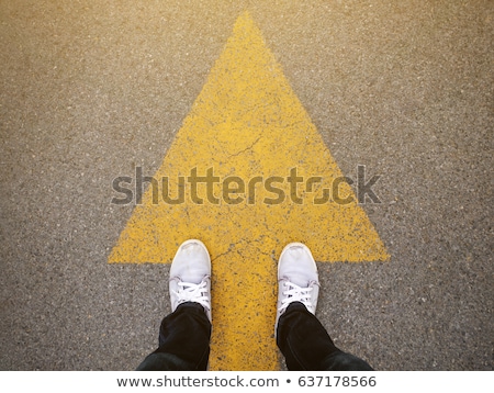 Stock foto: Mentoring On Red Road Sign