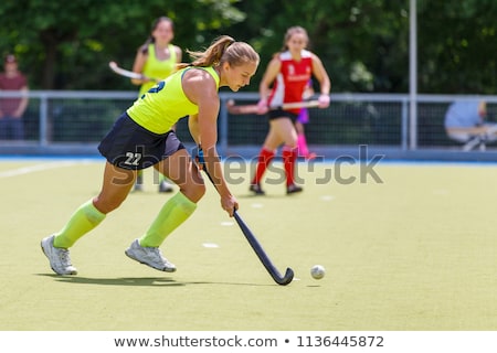 Foto stock: Field Hockey Match