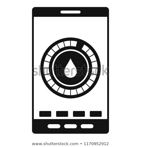 Stockfoto: Black Vector Icon For Menstrual Calendar