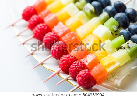 Stok fotoğraf: Skewer Of Berries