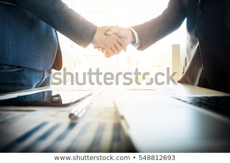 Stok fotoğraf: Two Businessman Shake Hands