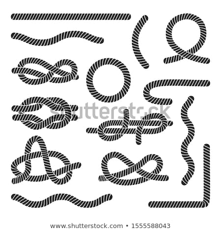 Stock photo: Rope Knots And Loops In Different Styles