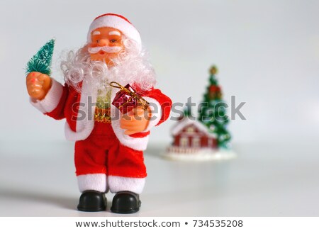 Stok fotoğraf: Puppet Santa Claus For Merry Xmas