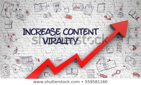 Zdjęcia stock: Increase Content Virality - Business Concept