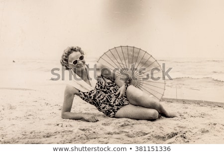 [[stock_photo]]: Girls In Retro Swimming Costume