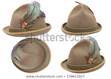 Hunting Hat On White Bachground Foto stock © taviphoto