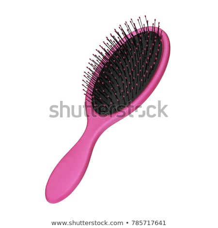 Stock foto: Black Hairbrush