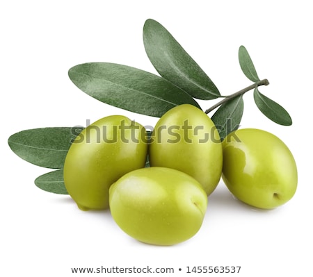 Foto stock: Fresh Green Olives