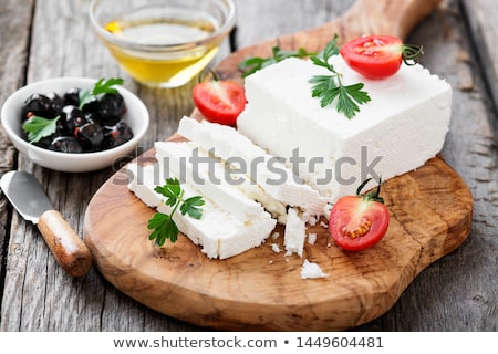 Foto stock: Brie Cheese And Olives