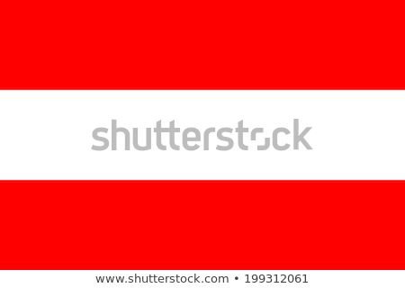 Foto stock: Austria Flag Vector Illustration