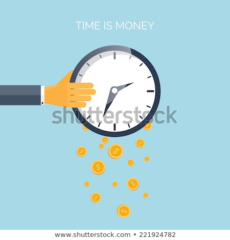 Stockfoto: Time Is Money Metaphor Concept