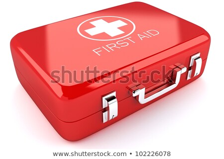 First Aid Equipment Storage Box Imagine de stoc © stockshoppe