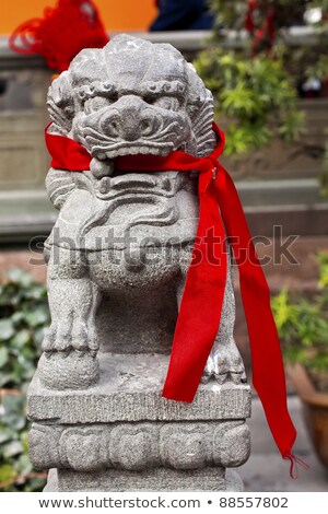 [[stock_photo]]: Jade Buddha Temple Jufo Si Buddhist Sayings Shanghai China