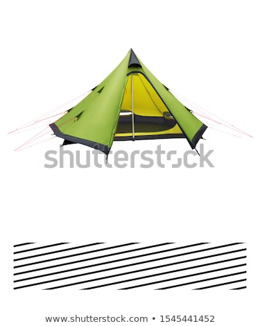 Zdjęcia stock: Backpacking Tent Isolated On White Background