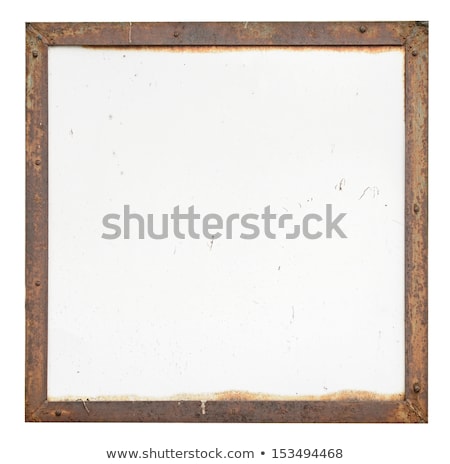 Stok fotoğraf: Metallic Frame With Screws