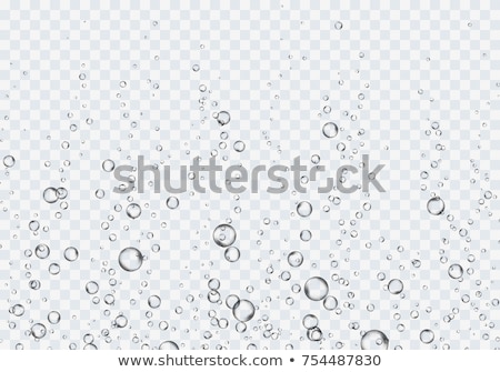 Stock photo: Water Splash Pool With Drops And Reflection